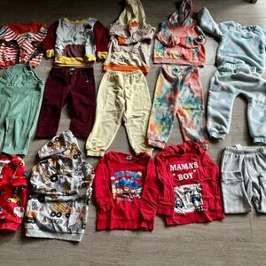 Toddler boy lot of 15 pieces Toddler Boy Clothes 3T T-Shirts, Jeans, Jacket etc